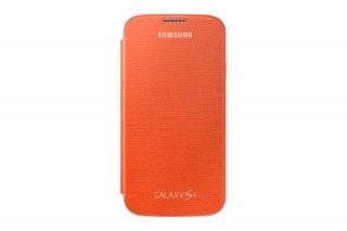 samsung flip cover funda para telefono movil libro naranja