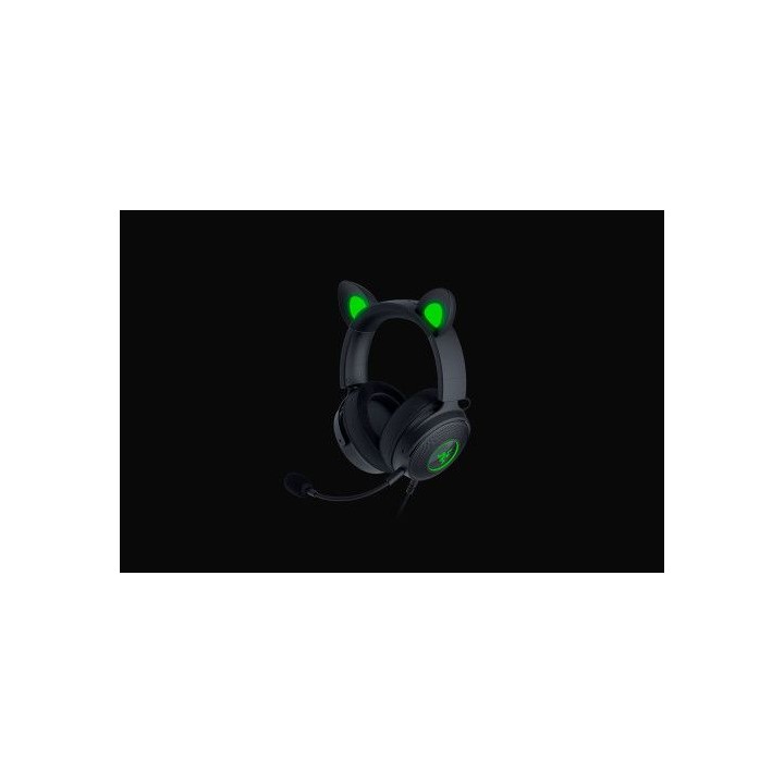 razer kraken kitty v2 pro auriculares alambrico diadema juego usb tipo a negro