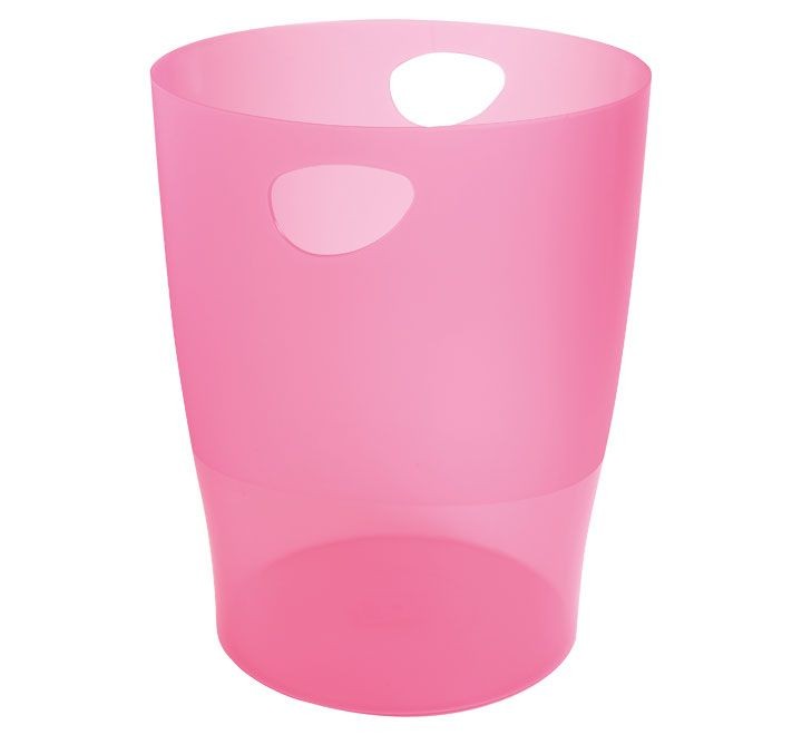 papelera 15l exacompta ecobin frambuesa 45354d