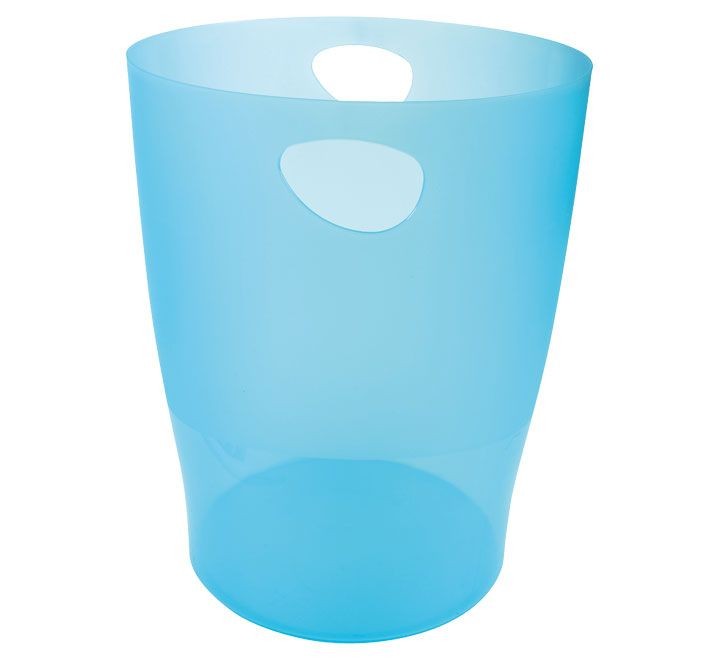 papelera 15l exacompta ecobin turquesa 45383d