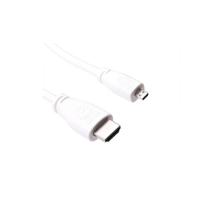 raspberry pi t7689ax cable hdmi 1 m hdmi tipo a (estandar) hdmi tipo d (micro) blanco