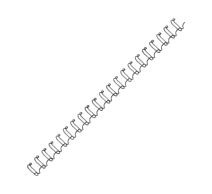 pack 100 wires fellowes met. 12mm negro