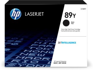 hp cartucho de toner original laserjet 89y negro de capacidad superior