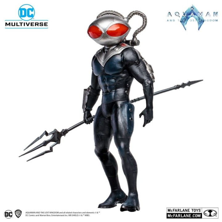 mcfarlane toys figura mcfarlane toys dc aquaman 2 movie 12in -  black manta