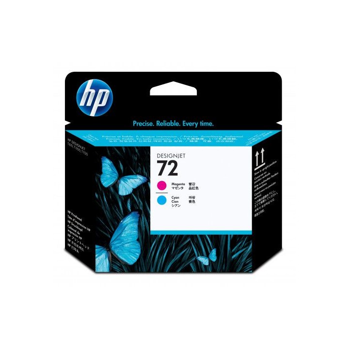 hp 72 cabezal de impresion magenta y cian hp72 (c9383a)