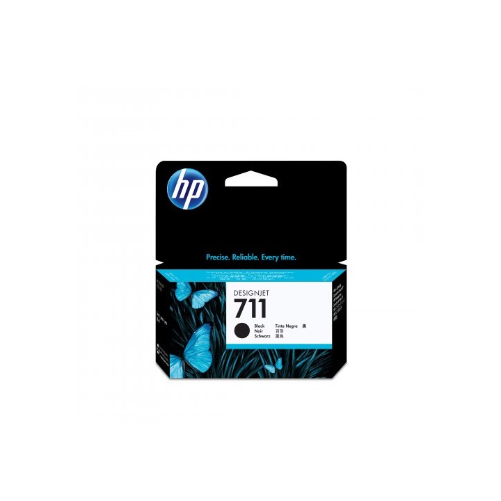 hp cartucho de tinta designjet 711 negro de 38 ml