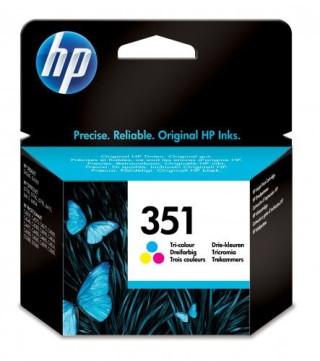 hp 351 cartucho de tinta hp351 tricolor (cb337ee)