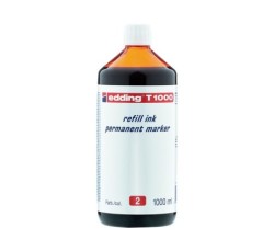 Bote Tinta Edding 1000ml Rojo