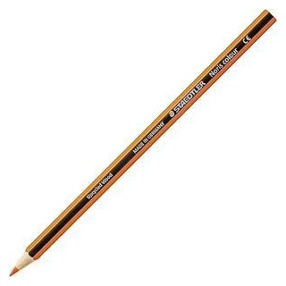 c.12 lapices staedtler noris colour naranja 185-4