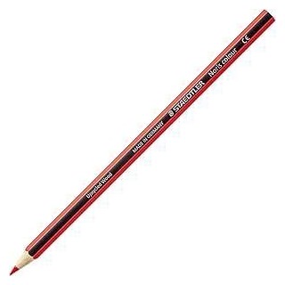 c.12u lapices staedtler noris colour rojo cl 185-2