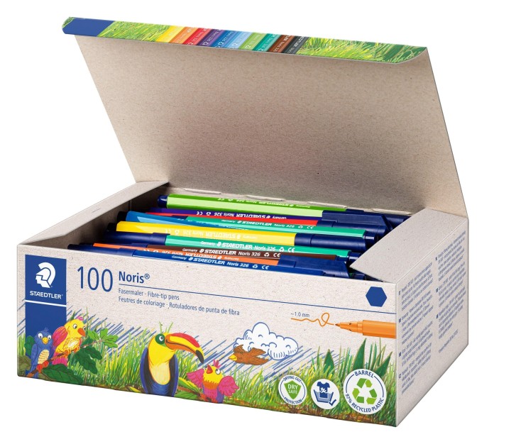 classpack 100un. rotulador noris club 326 c100