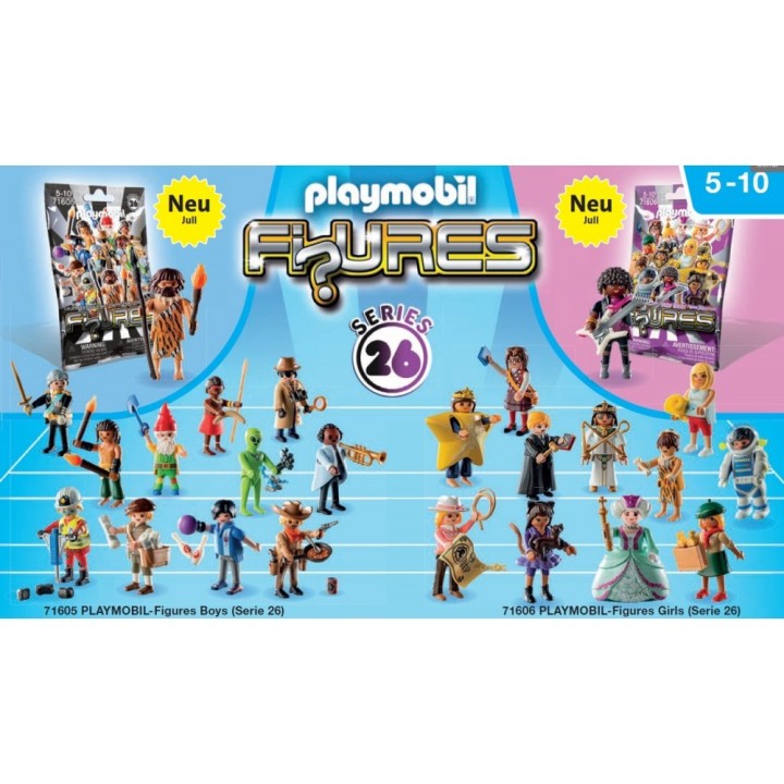 playmobil playmobil desk display figuras ni?a 48 serie 26