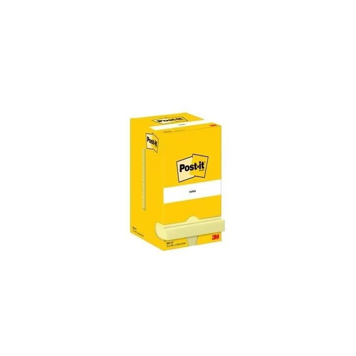pack 12 bloc notas repos. post-it 76x76 amar