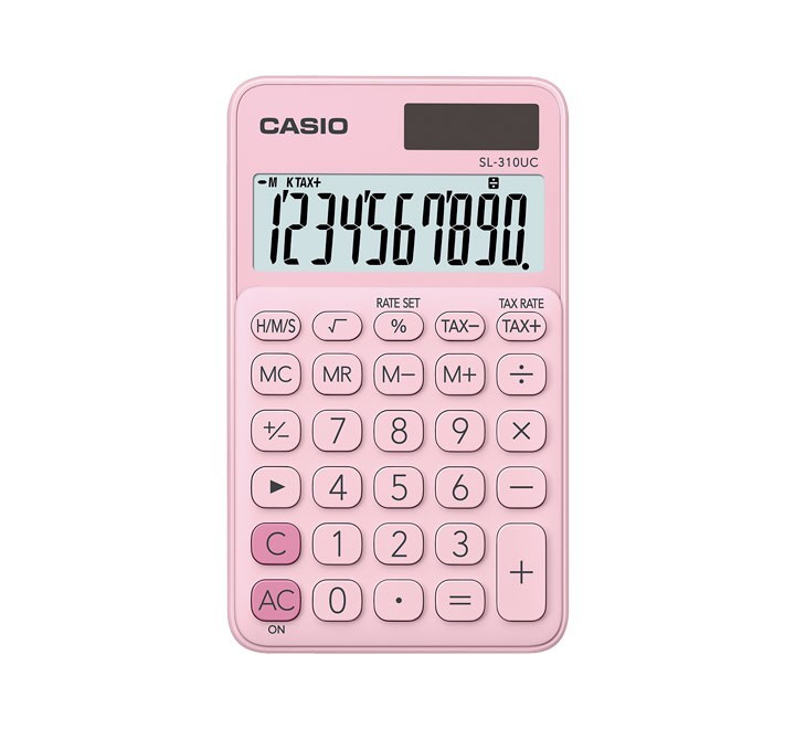 calculad. bolsillo casio sl-310uc 10dig. rosa