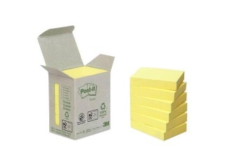 pack 6 bloc notas post-it 38x51mm amar eco