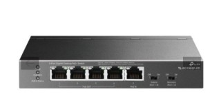 tp-link switch gigabit de sobremesa de 5 puertos con 1 puerto poe++ de entrada y 4 puertos poe+ de s