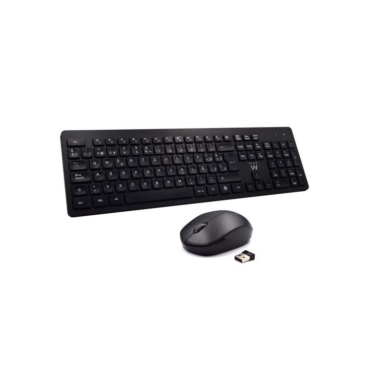 ewent ew3256 teclado rf inalambrico qwerty espanol negro