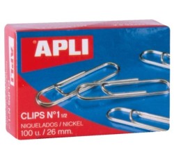 Caja 100 Clips Apli...