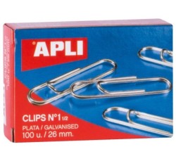 Caja 100 Clips Apli...