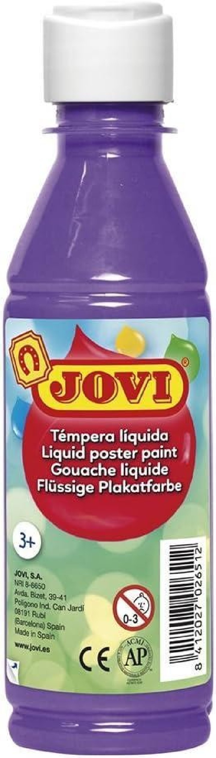 tempera liquida jovi 250ml violeta