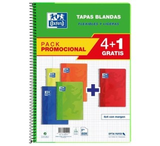 p. 4+1 cuad oxford classic 4x4 fÂº 80h t/bl vivos