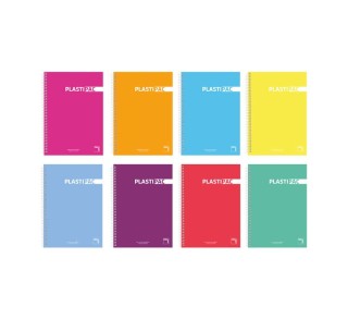 cuad. plastipac pacsa 4Âº 80h 90g liso t/pp stdo