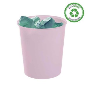 papelera archivo 2000 pastel 18l rosa