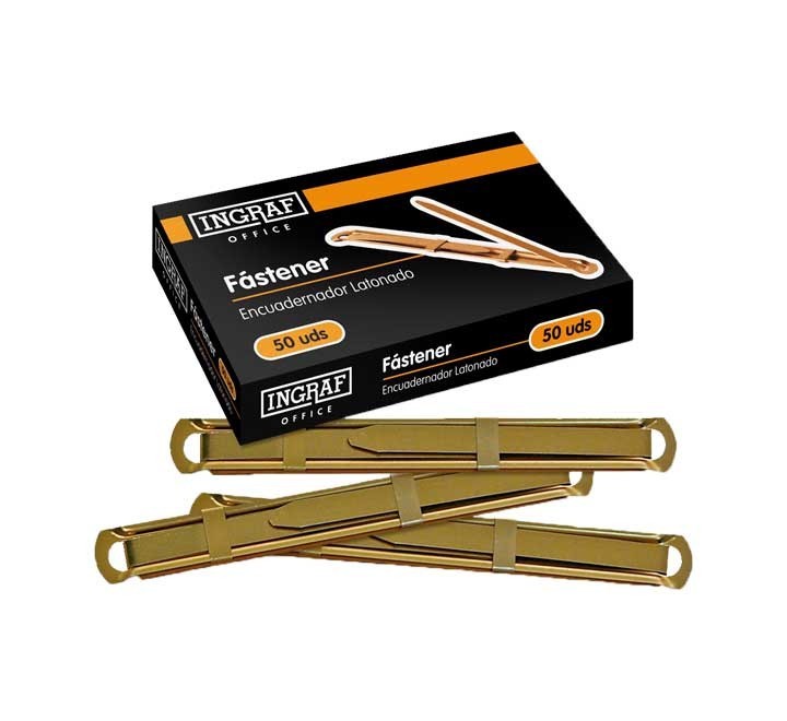 c. 50 fastener latonado metalico 319397