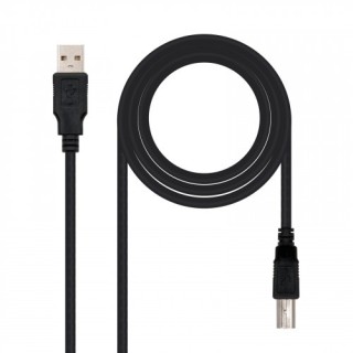 nanocable 10.01.0102-bk cable usb 1 m 2.0 usb a usb b negro