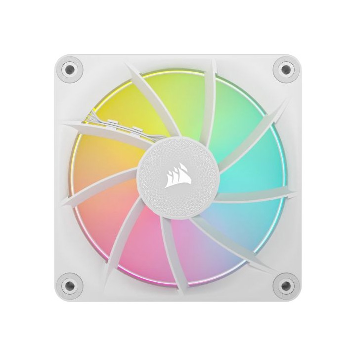 corsair icue link lx120 rgb carcasa del ordenador ventilador 12 cm blanco 1 pieza(s)