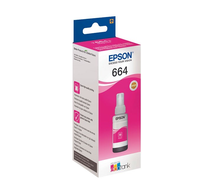 tinta epson original magenta c13t664340 70ml