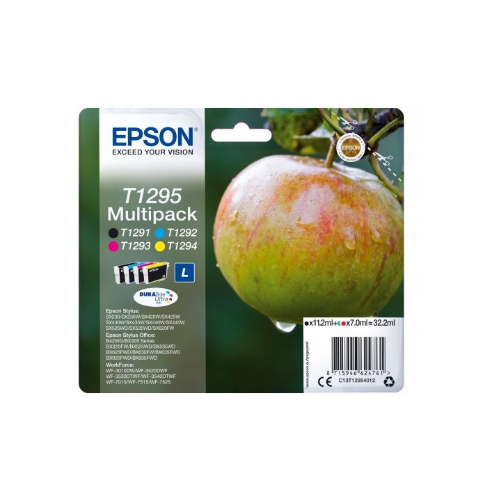 epson apple multipack t1295 4 colores