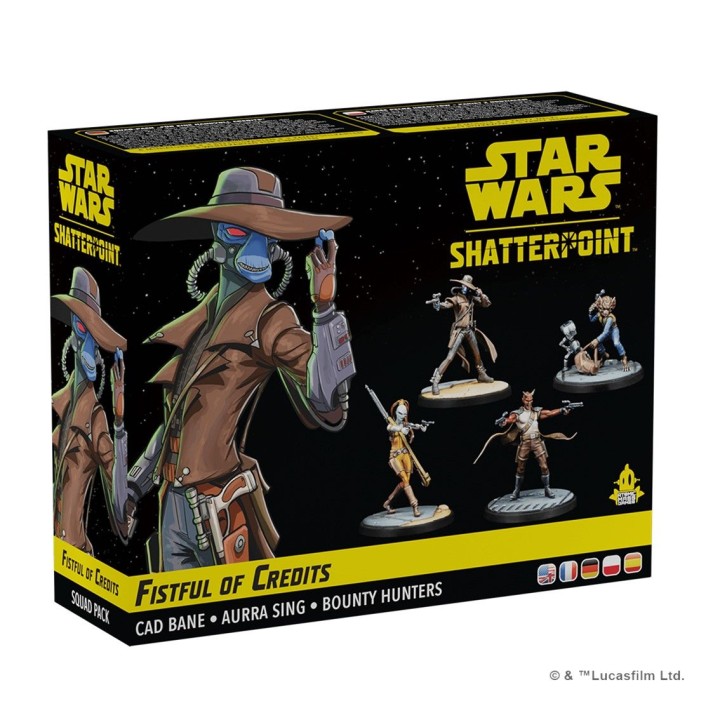 juegos juego de mesa star wars shatterpoint fistful of credits cad bane squad pack edad recomendada