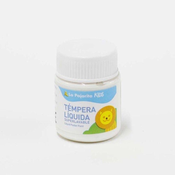 bote tempera liq. la pajarita 25ml blanco 173771