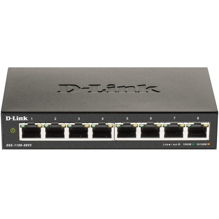 d - link switch d - link 8 puertos 10 - 100 - 1000 gestionable easysmart