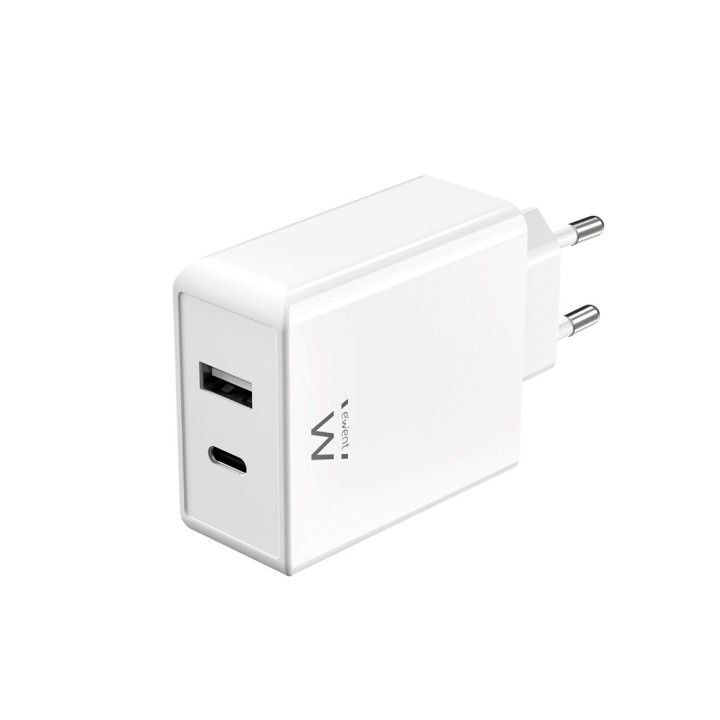 ewent cargador ewent ew1328 45w usb tipo a - usb tipo c