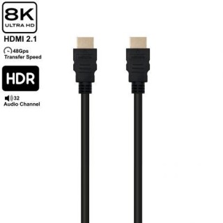 ewent ultra high speed hdmi 2.1 cable with ethernet, black, m/m 10,0m, 8k@60hz, hdr