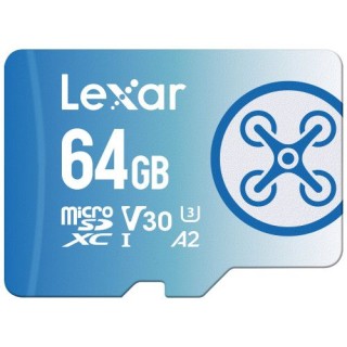 lexar fly microsdxc uhs-i card 64 gb clase 10