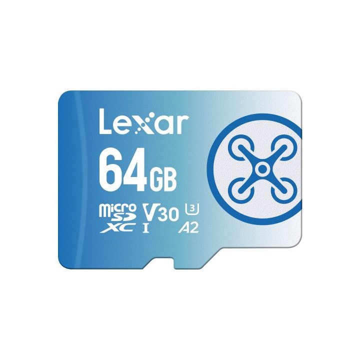 lexar fly microsdxc uhs-i card 64 gb clase 10