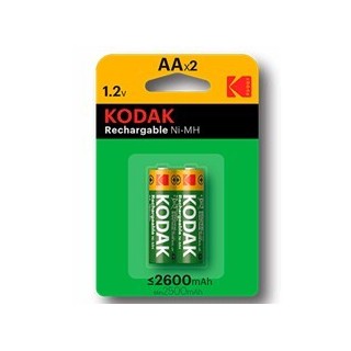 kodak blister pilas kodak recargables ni - mh aa lr6 2600 mah - blister 2 pilas