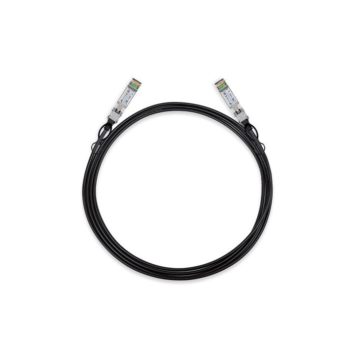 tp-link tl-sm5220-3m cable de fibra optica sfp+ dac negro