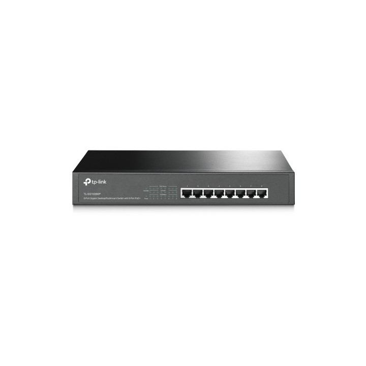 tp-link tl-sg1008mp no administrado gigabit ethernet (10/100/1000) energia sobre ethernet (poe) negr