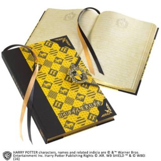 the noble collection libreta diario the noble collection harry potter hufflepuff cierre especial