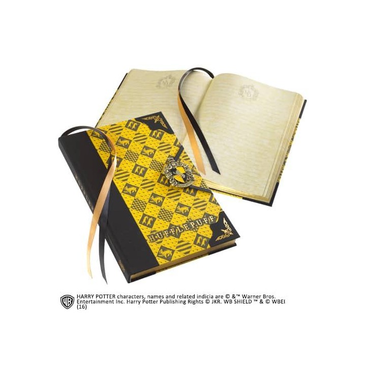 the noble collection libreta diario the noble collection harry potter hufflepuff cierre especial