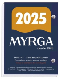 Calendario 25 Myrga Taco...