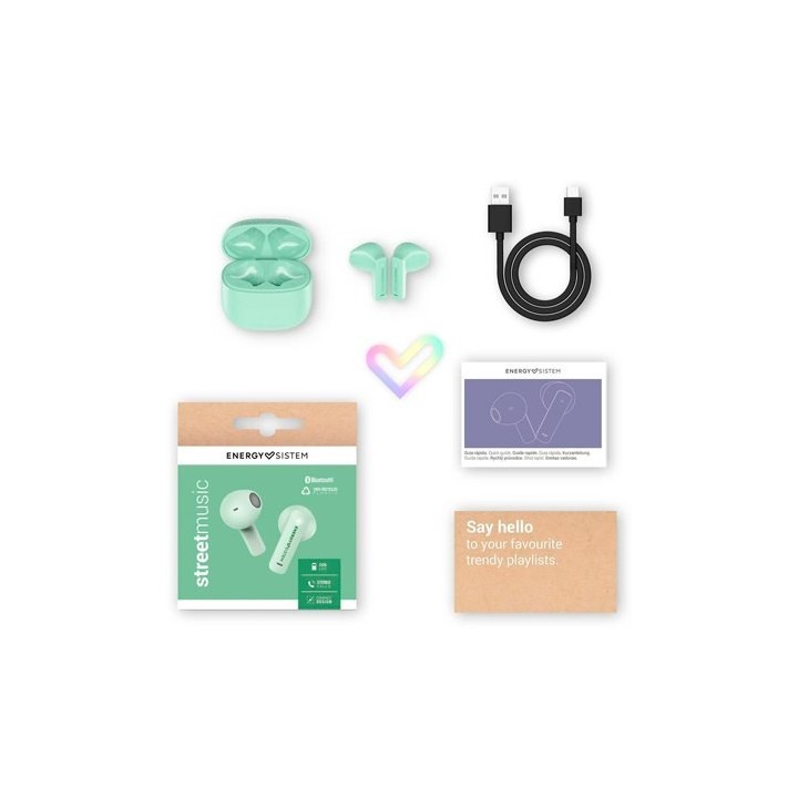 streetmusic tws mint true wireless, 20 horas de autonomia, microfono