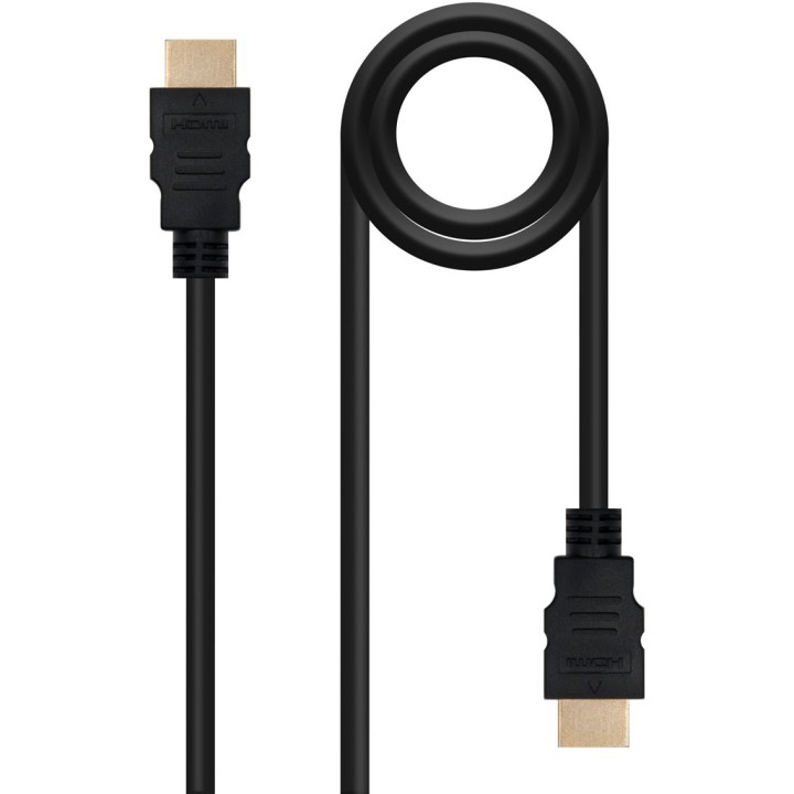 nanocable cable nanocable hdmi macho - macho negro 1.8m