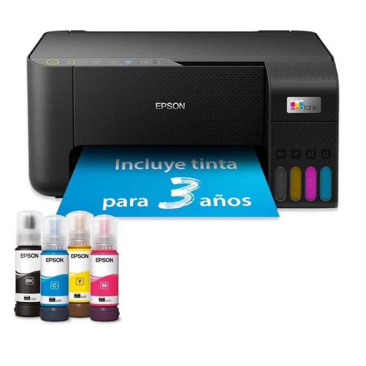 epson multifuncion epson inyeccion color ecotank et - 2860 a4 -  33ppm -  usb -  wifi -  wifi direct