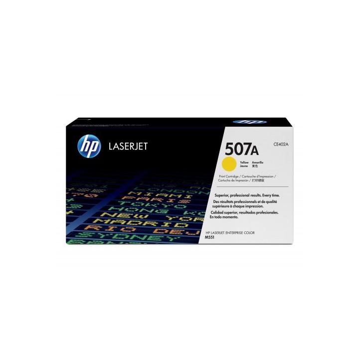 hp 507a toner hp507a amarillo (ce402a)