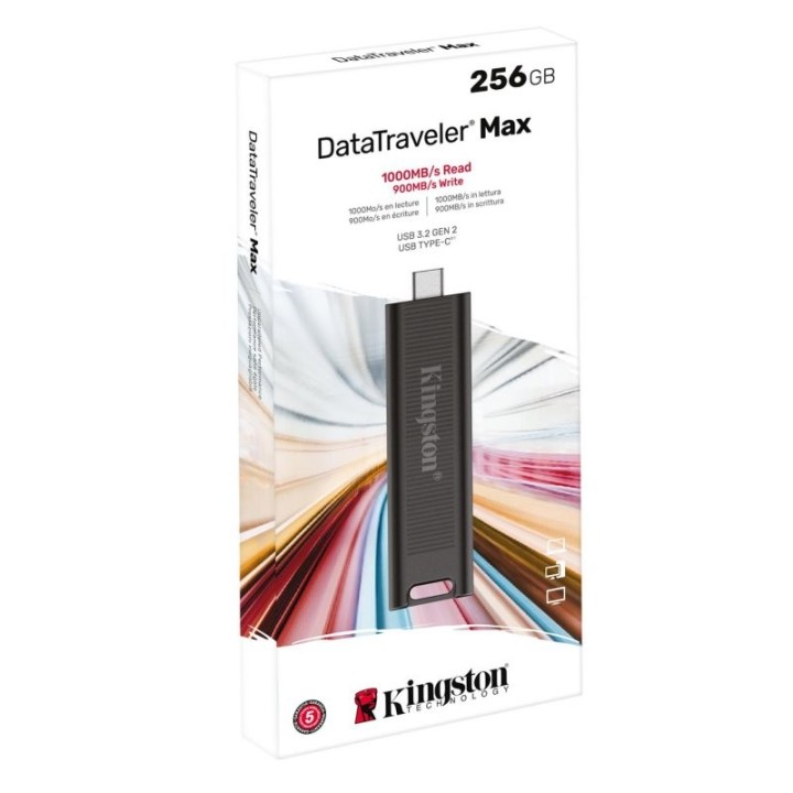 kingston datatraveler max 256gb usb-c 3.2 gen2